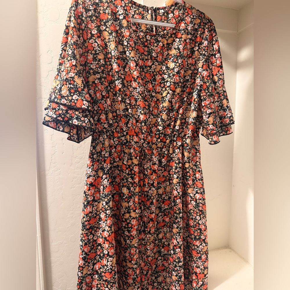 Floral Print Women's Dress